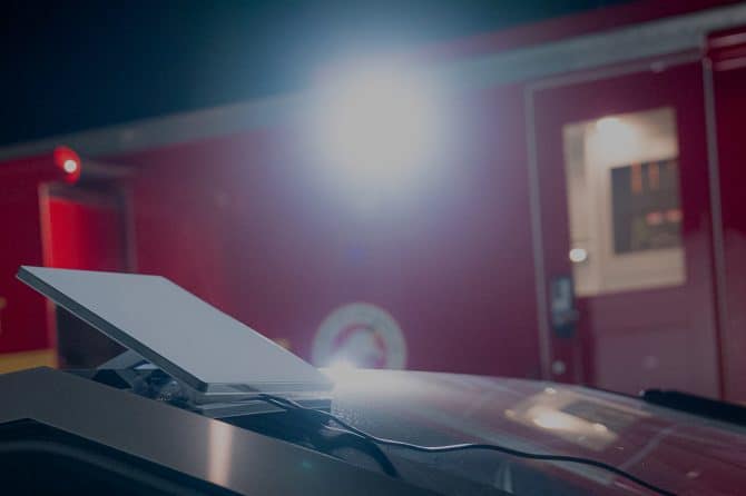 starlink emergency response cybertruck