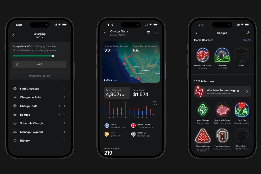 tesla charge stats v2