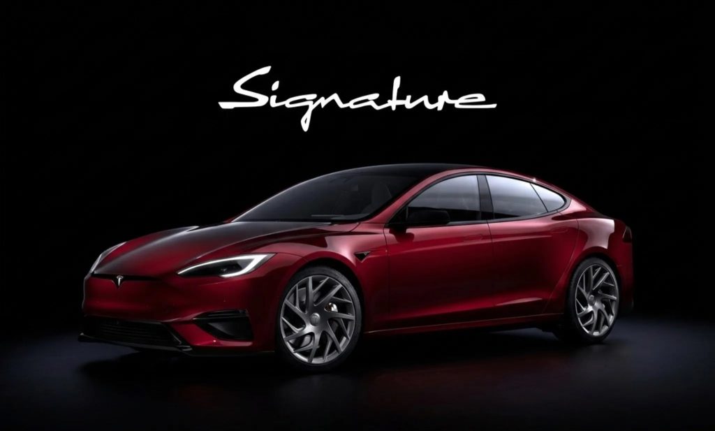tesla model s signature