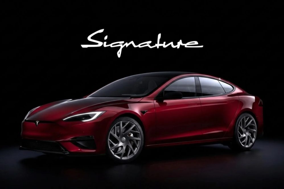 tesla model s signature