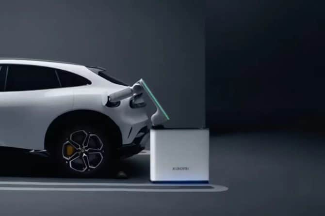 xiaomi robotic ev charger