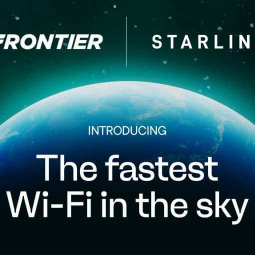 frontier airlines starlink