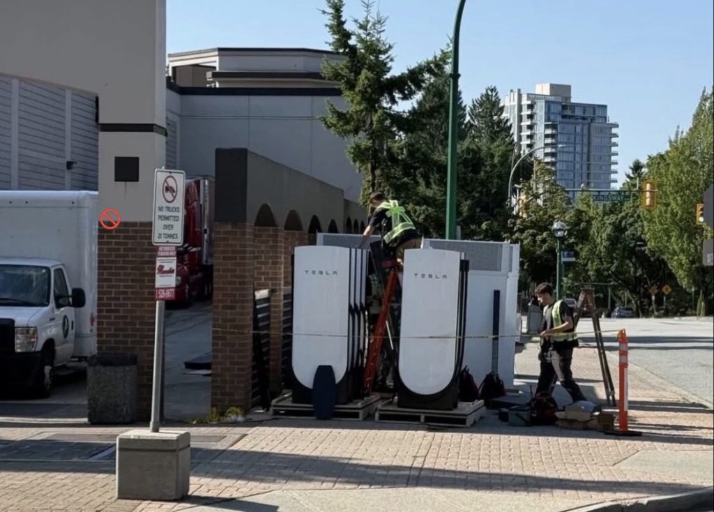 tesla superchargers burnaby