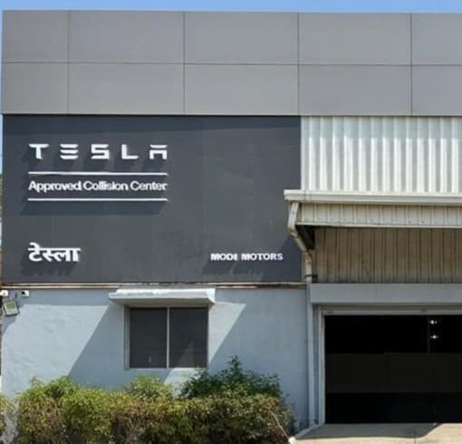 tesla approved collision center india