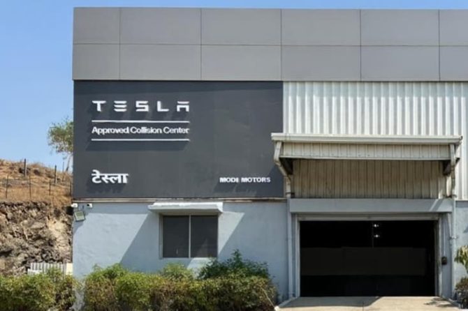tesla approved collision center india