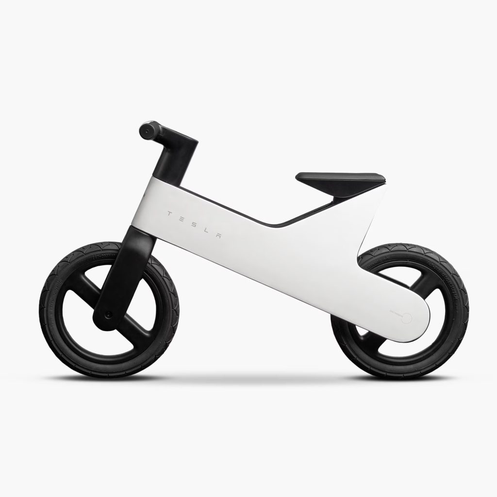 tesla balance bike