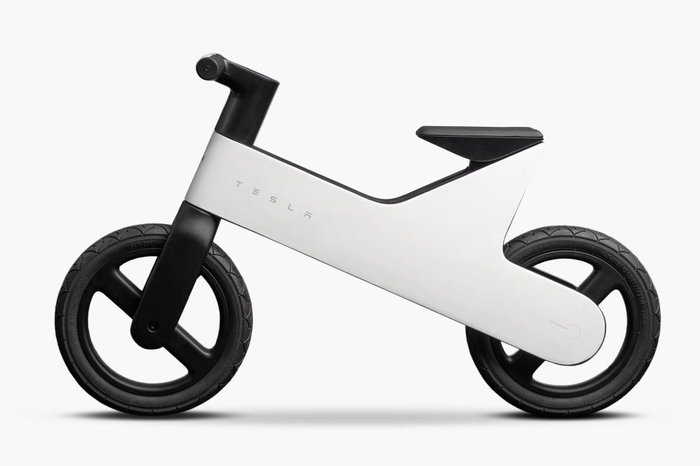 tesla balance bike