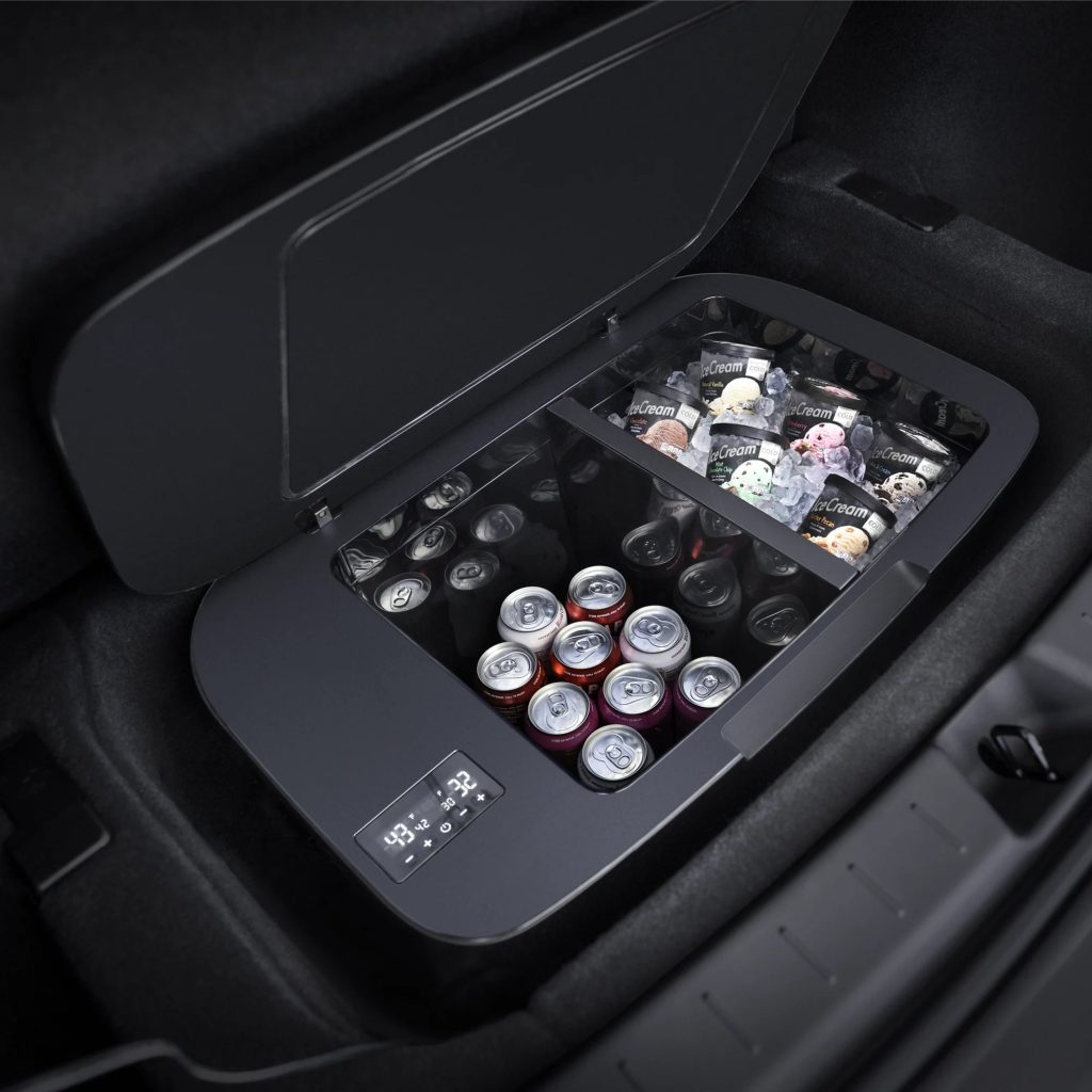 tesla dual zone fridge