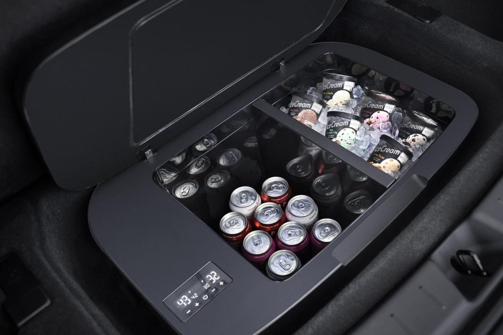 tesla dual zone fridge