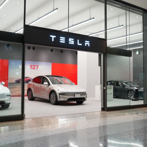 Tesla store showroom in Japan