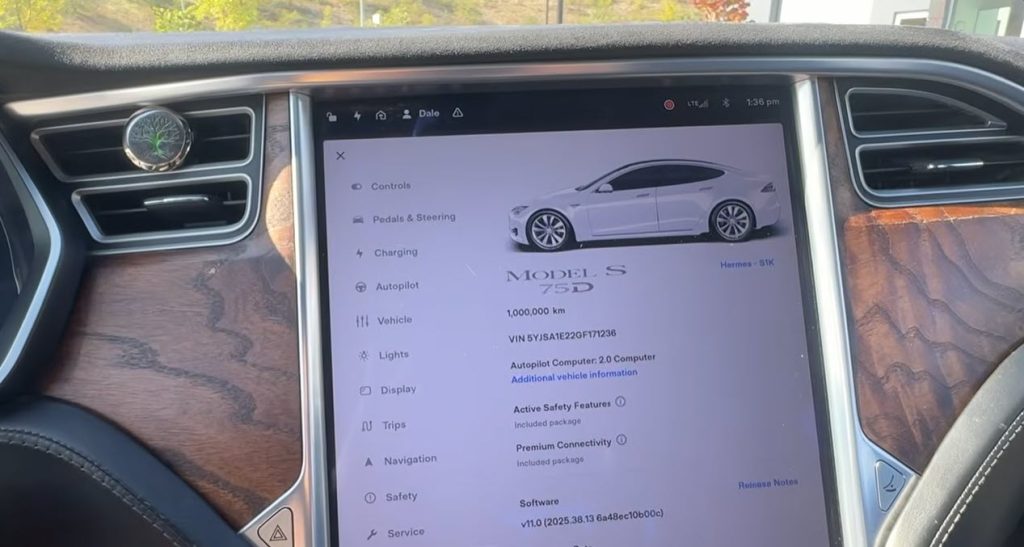 1 million km model s