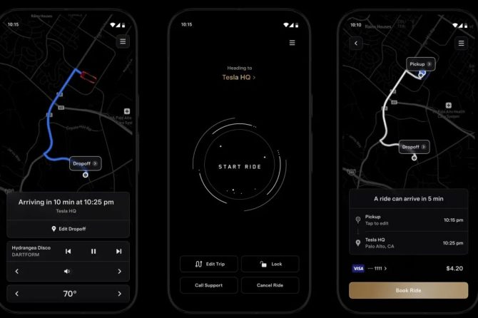 android app robotaxi