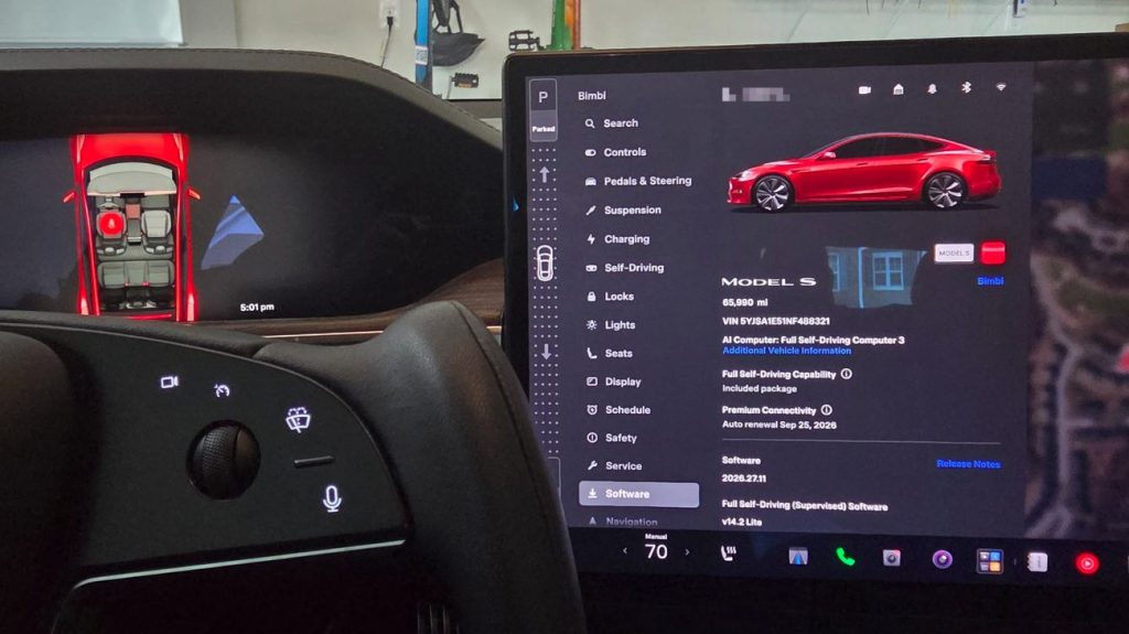 fsd v14 lite hw3 model s