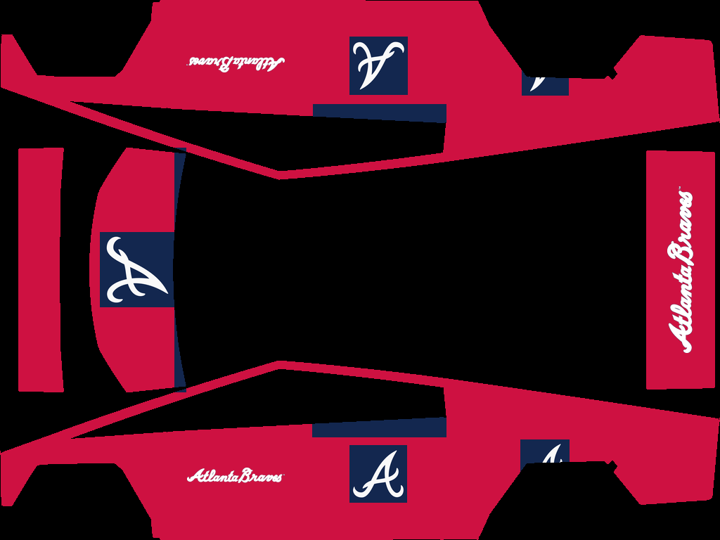 Atlanta Braves Paint Shop wrap