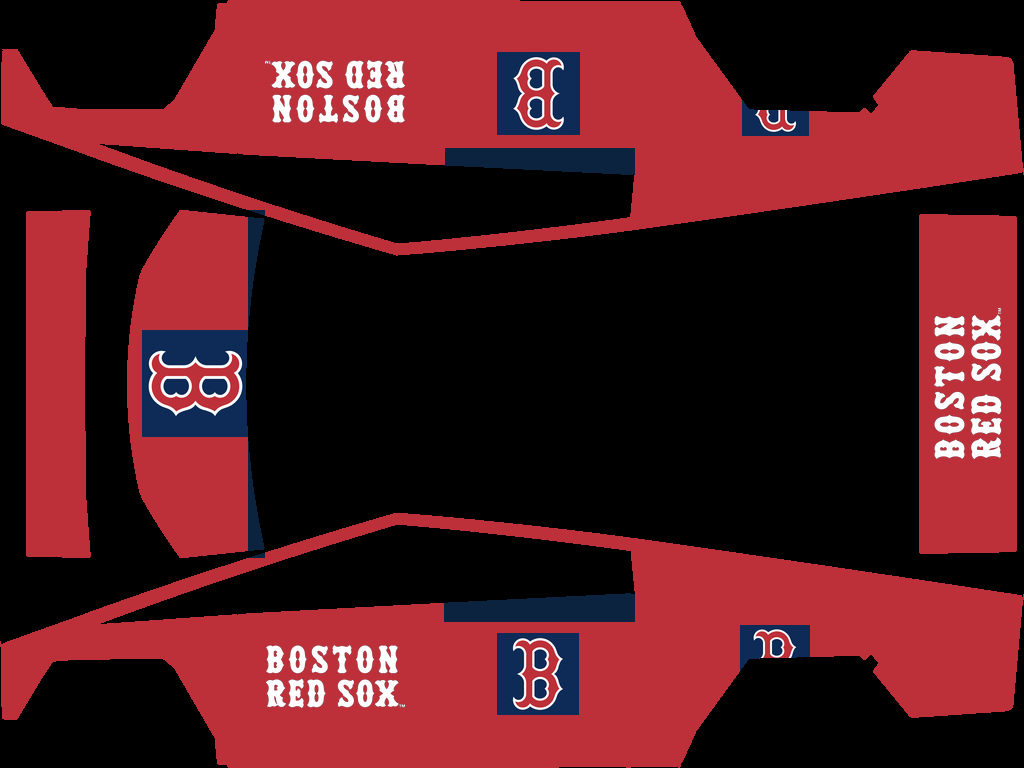 Boston Red Sox Paint Shop wrap