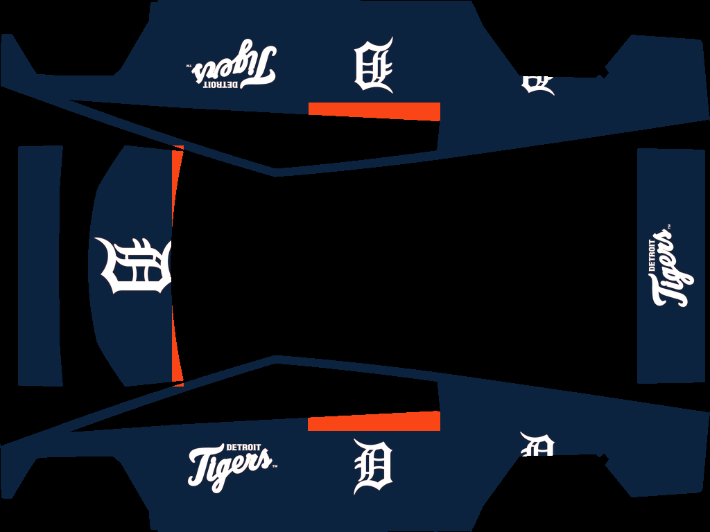 Detroit Tigers Paint Shop wrap