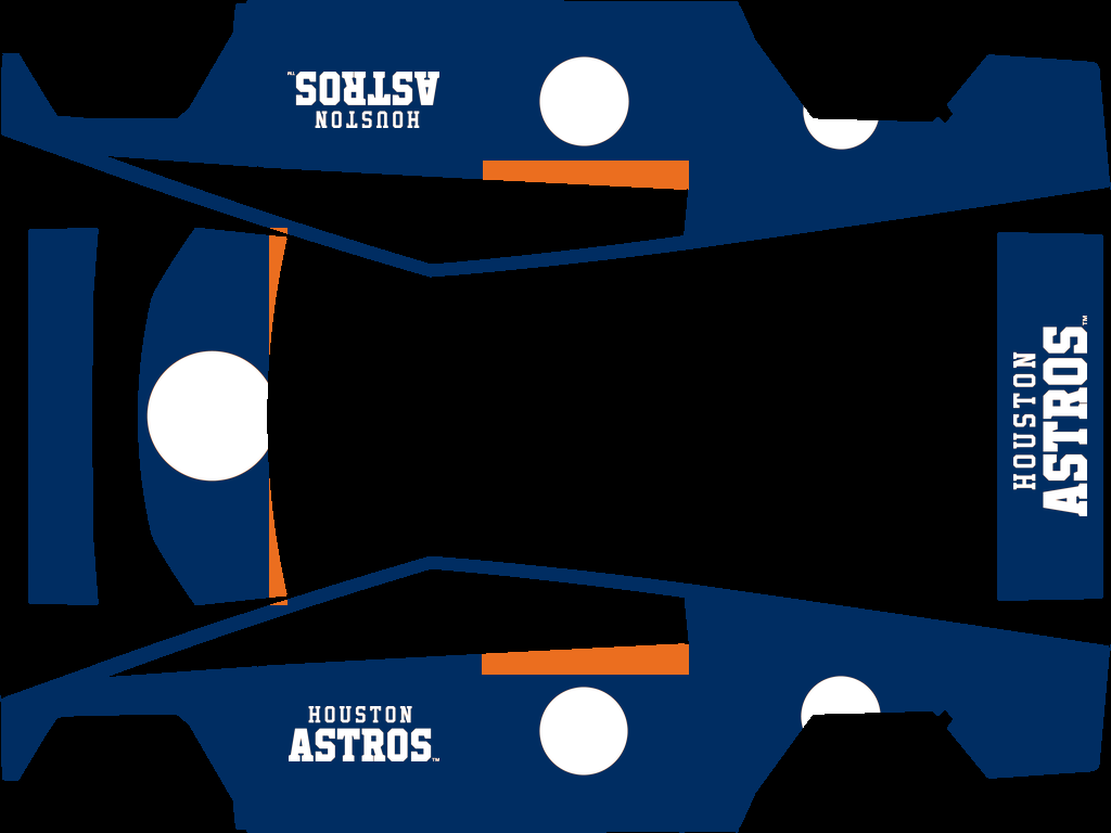 Houston Astros Paint Shop wrap
