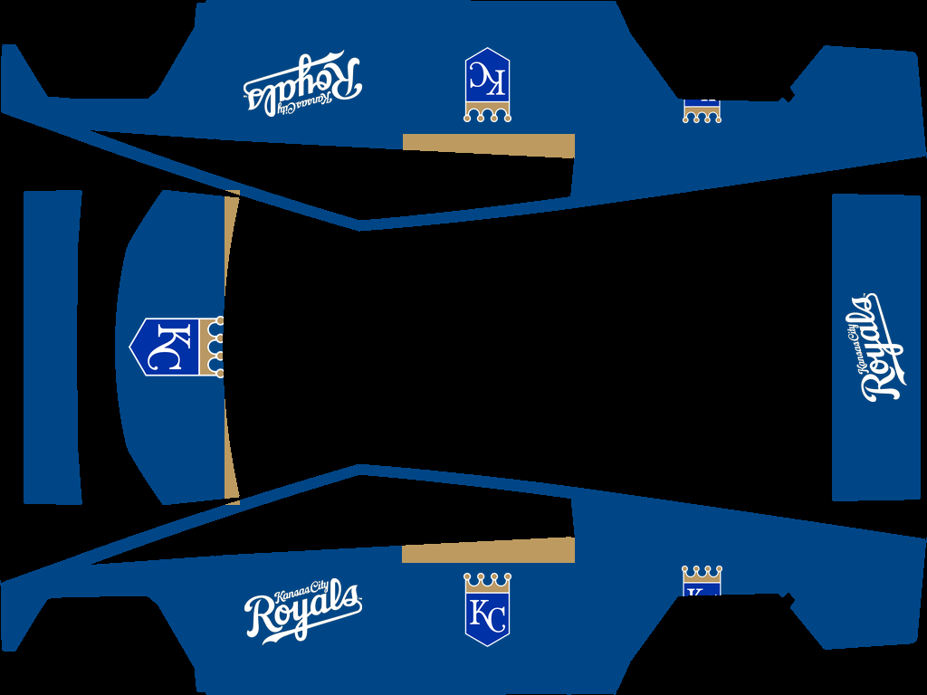 Kansas City Royals Paint Shop wrap