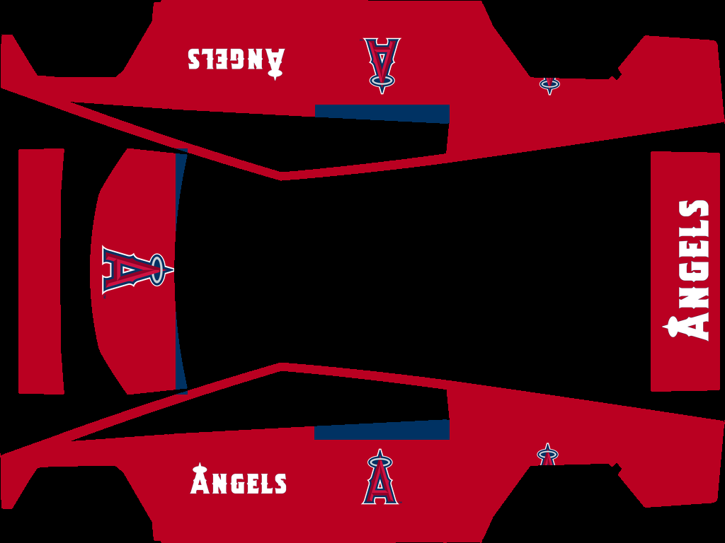 Los Angeles Angels Paint Shop wrap