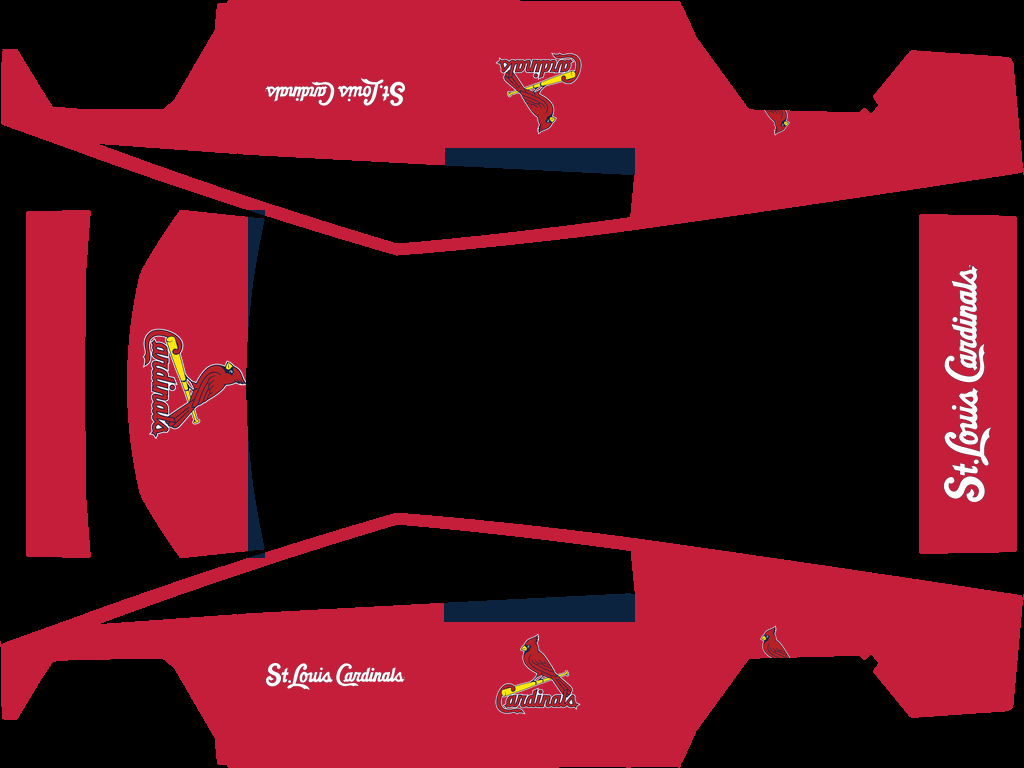 St. Louis Cardinals Paint Shop wrap