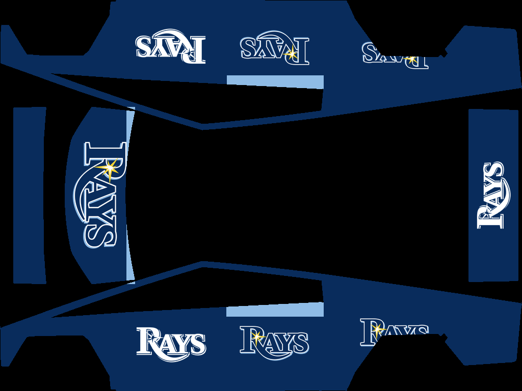 Tampa Bay Rays Paint Shop wrap