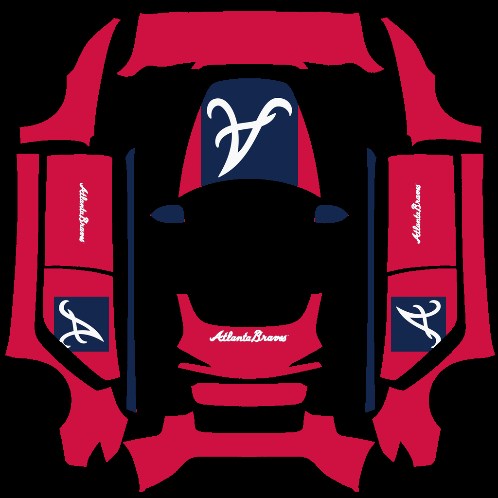 Atlanta Braves Paint Shop wrap