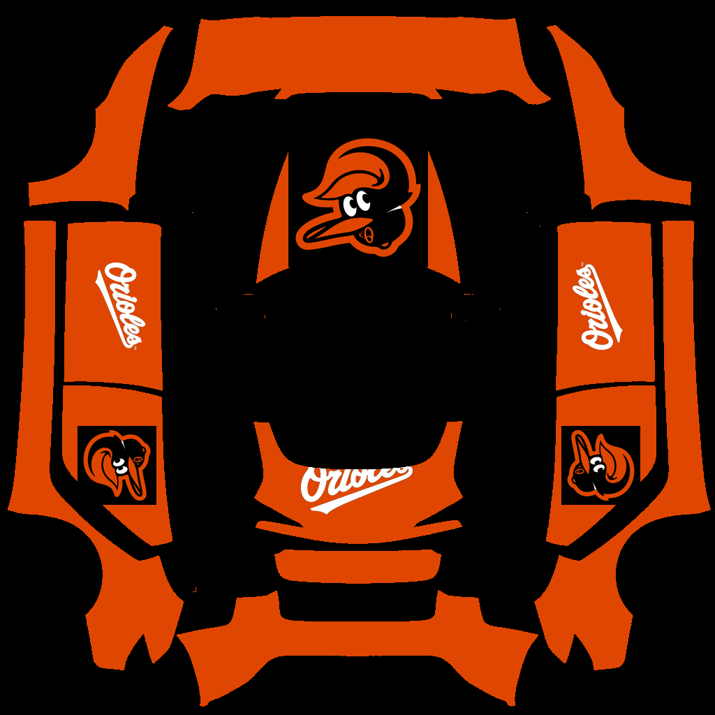 Baltimore Orioles Paint Shop wrap
