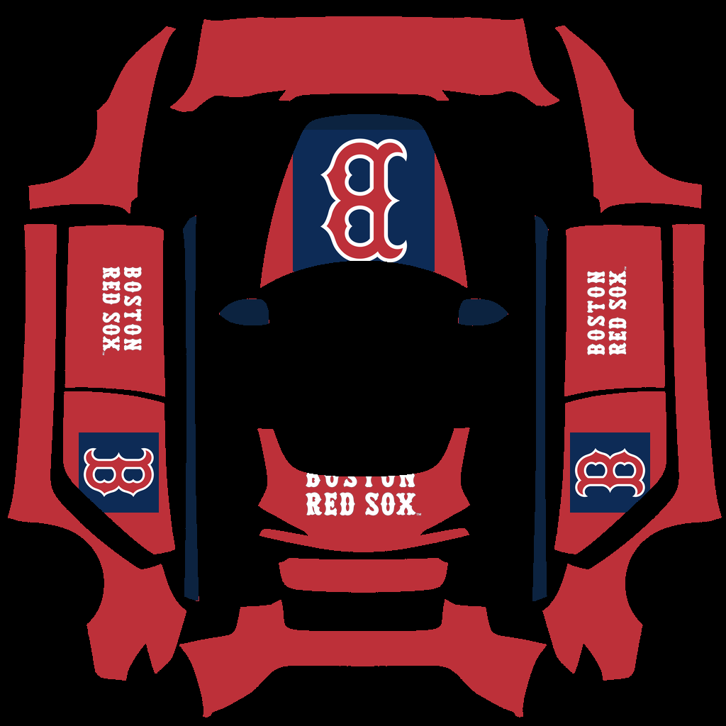 Boston Red Sox Paint Shop wrap