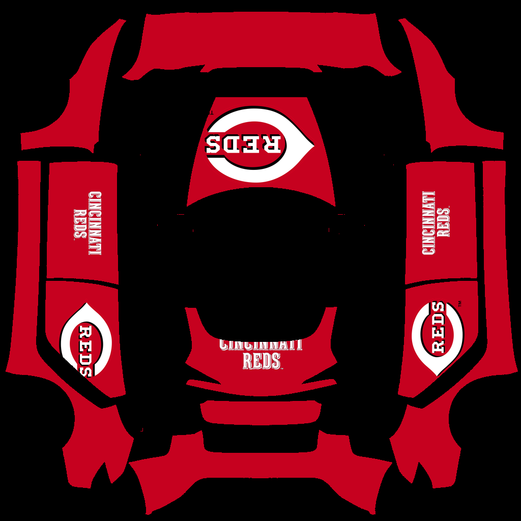 Cincinnati Reds Paint Shop wrap
