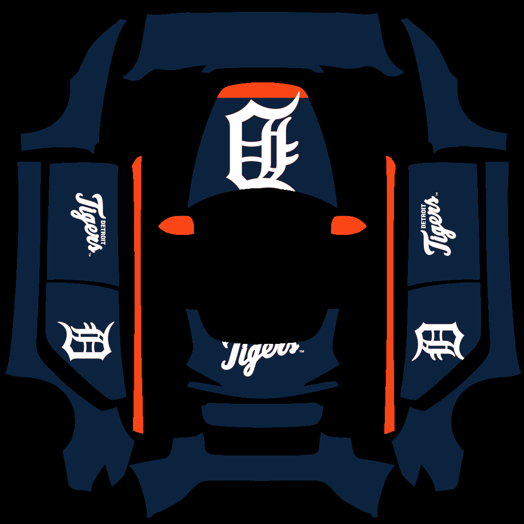 Detroit Tigers Paint Shop wrap