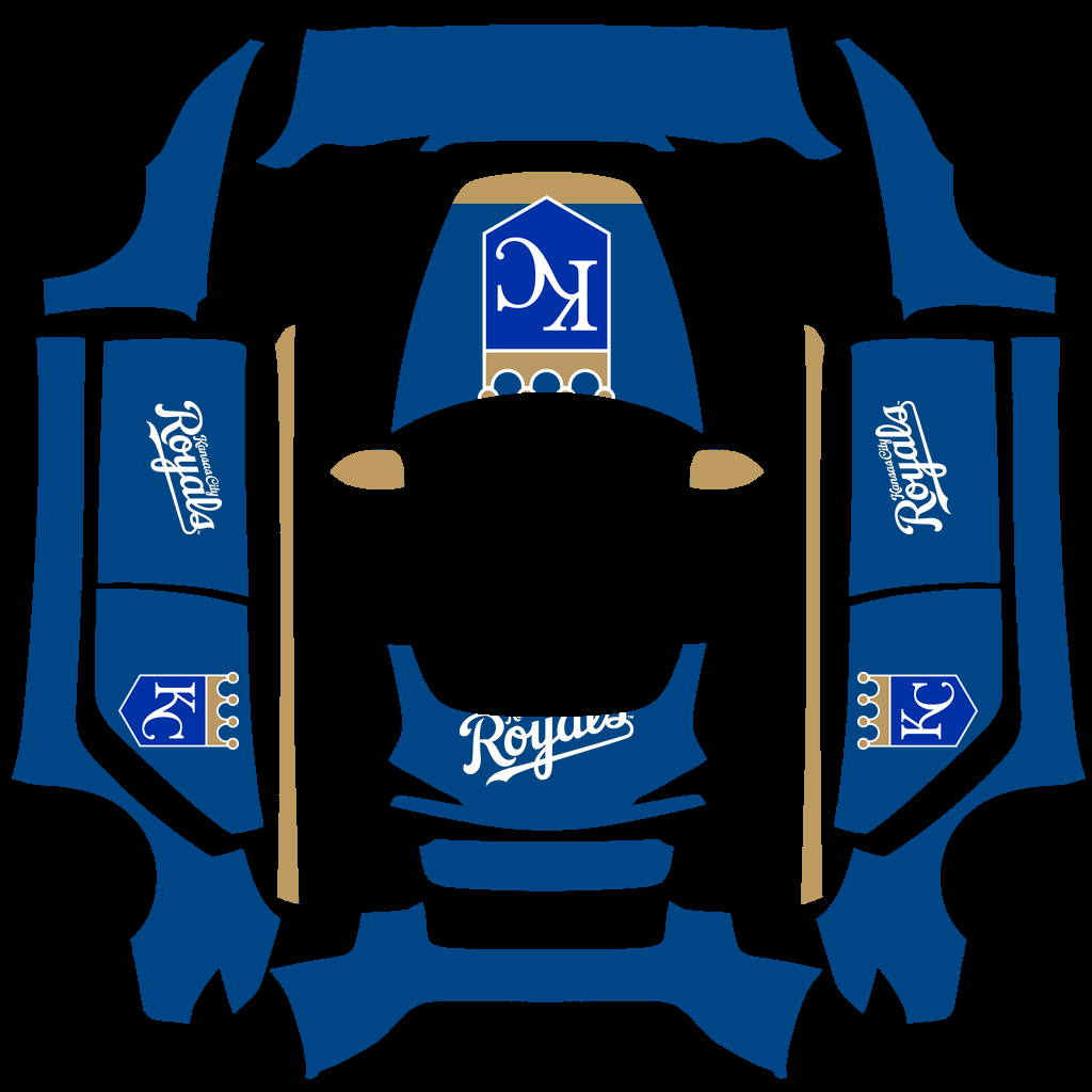 Kansas City Royals Paint Shop wrap