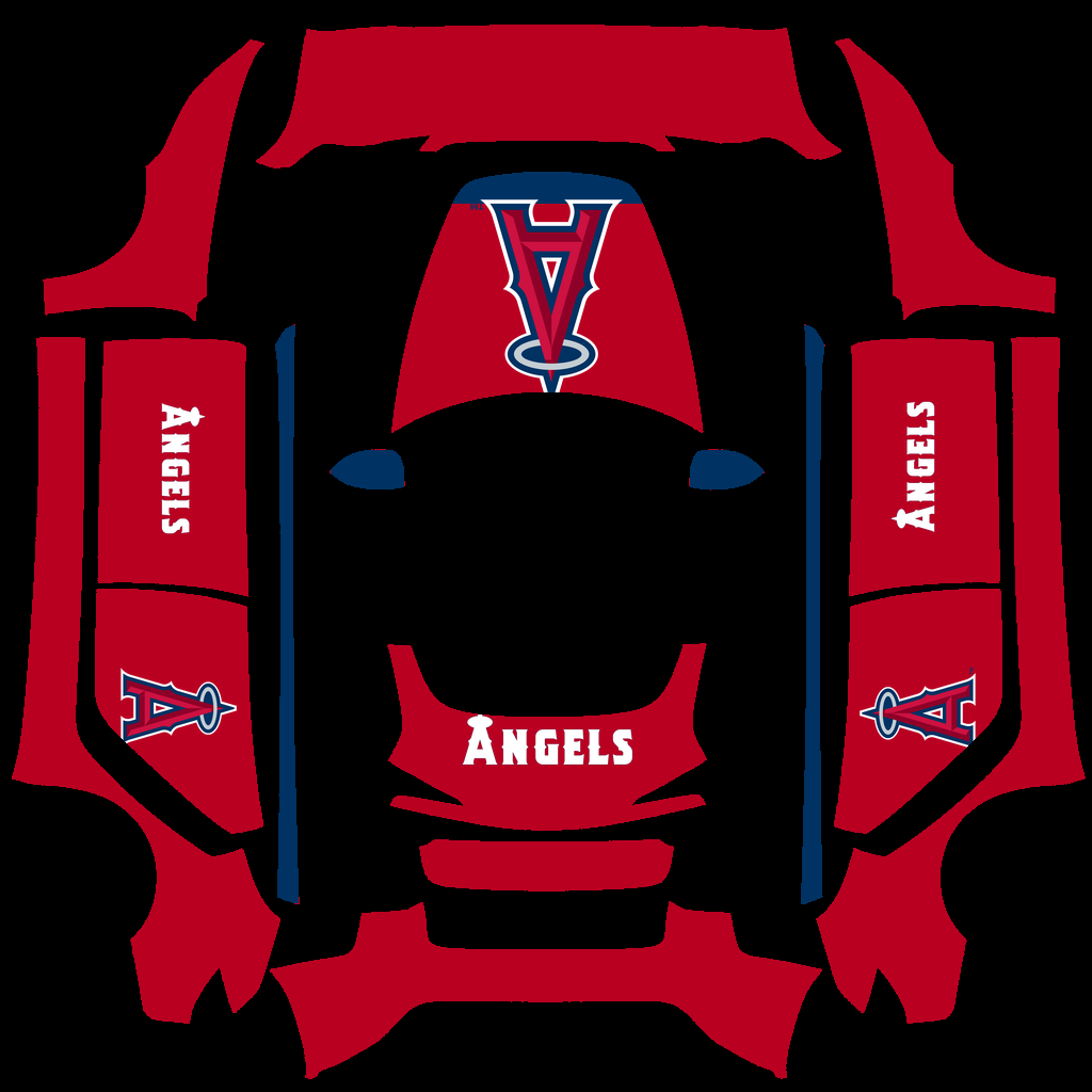 Los Angeles Angels Paint Shop wrap