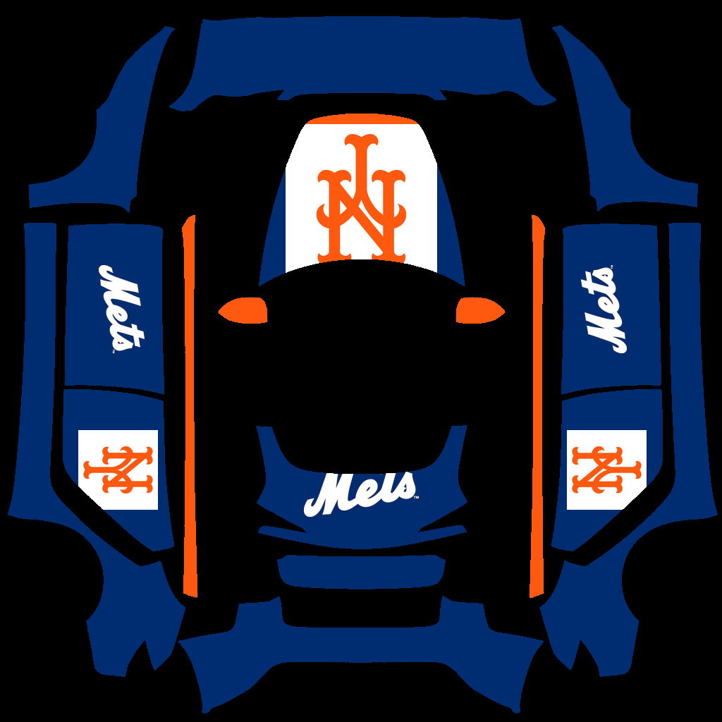 New York Mets Paint Shop wrap