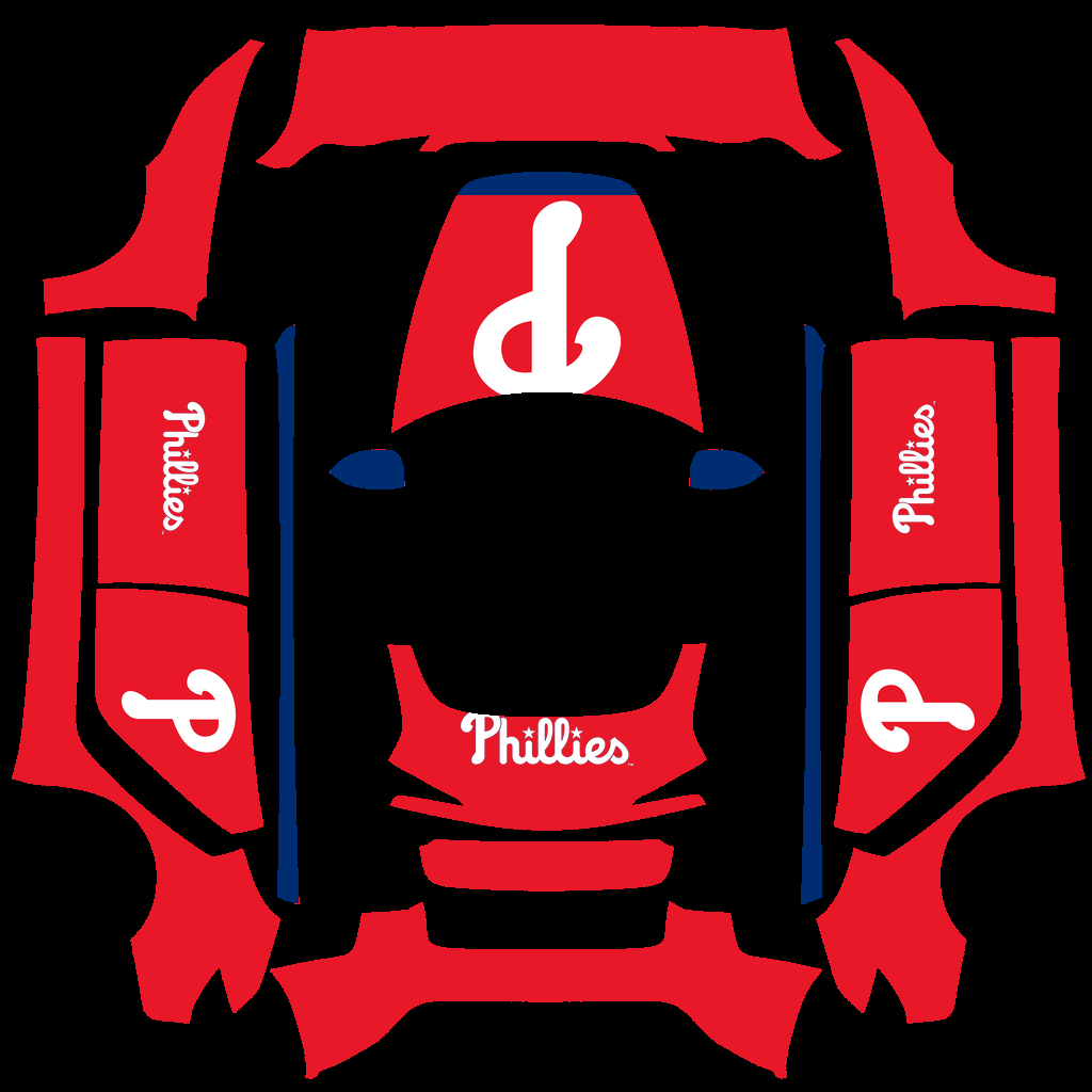 Philadelphia Phillies Paint Shop wrap