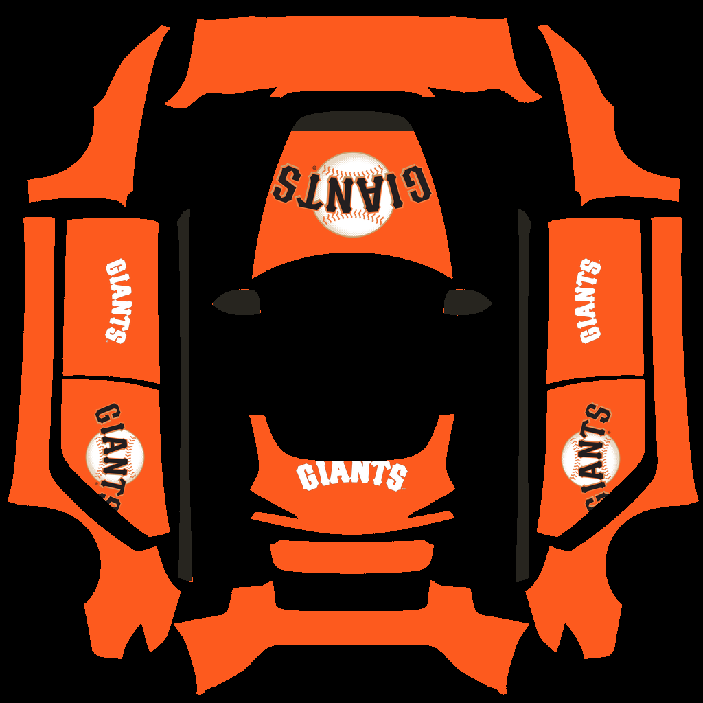 San Francisco Giants Paint Shop wrap
