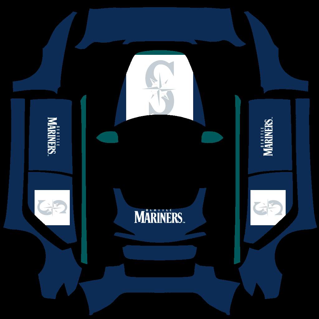 Seattle Mariners Paint Shop wrap