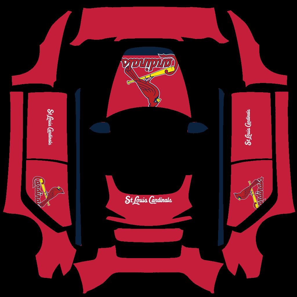 St. Louis Cardinals Paint Shop wrap