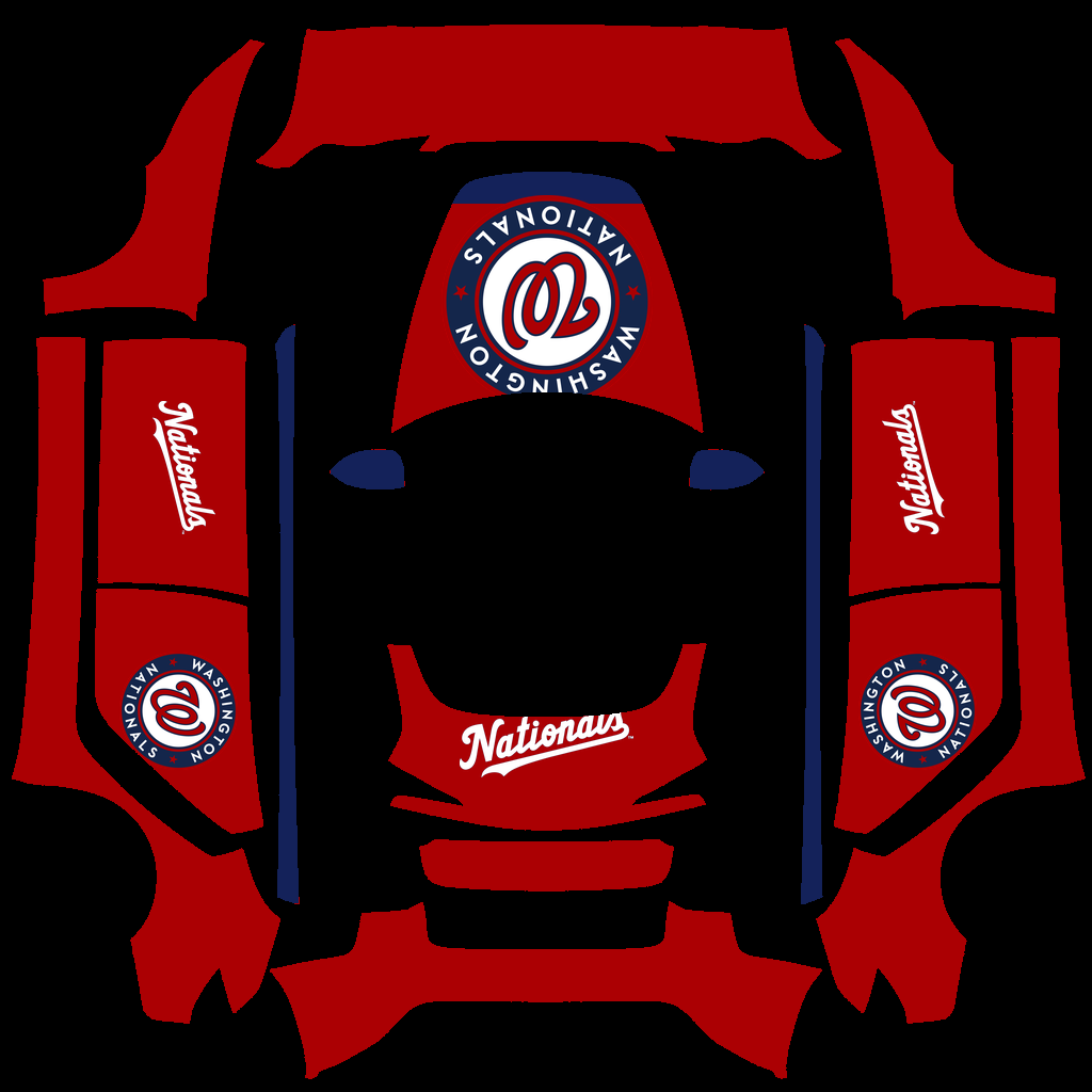 Washington Nationals Paint Shop wrap