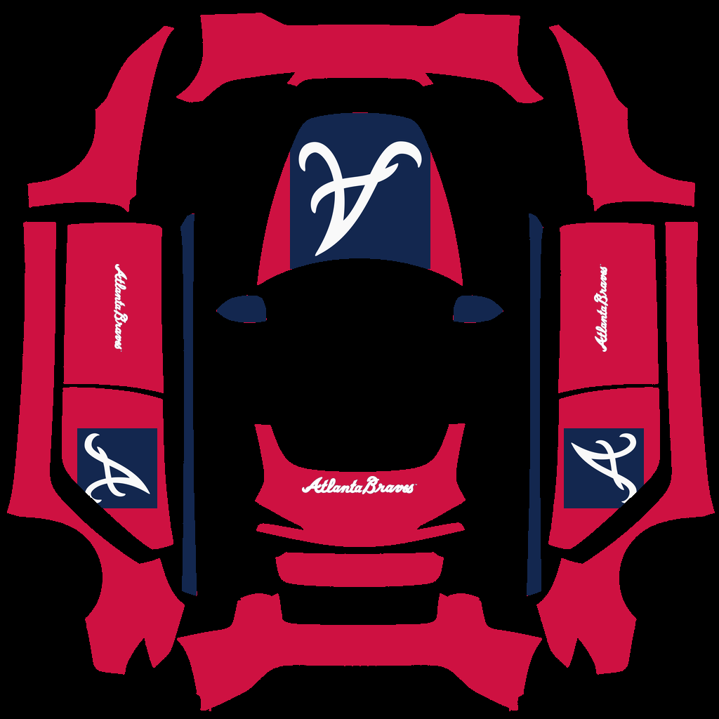 Atlanta Braves Paint Shop wrap