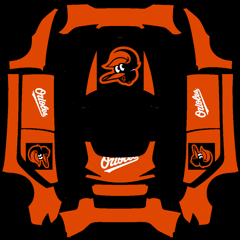 Baltimore Orioles Paint Shop wrap