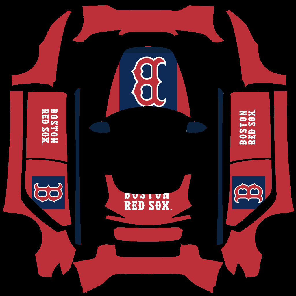 Boston Red Sox Paint Shop wrap