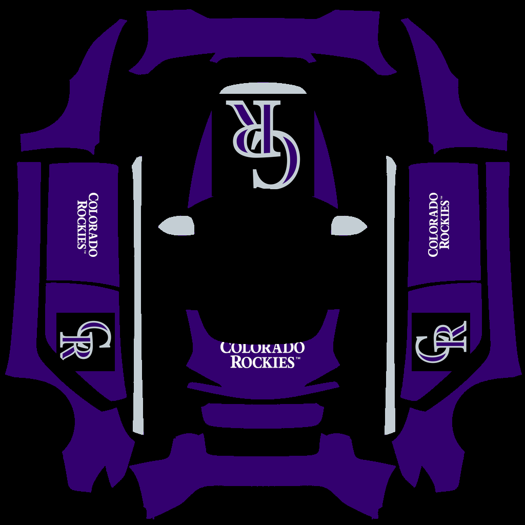 Colorado Rockies Paint Shop wrap