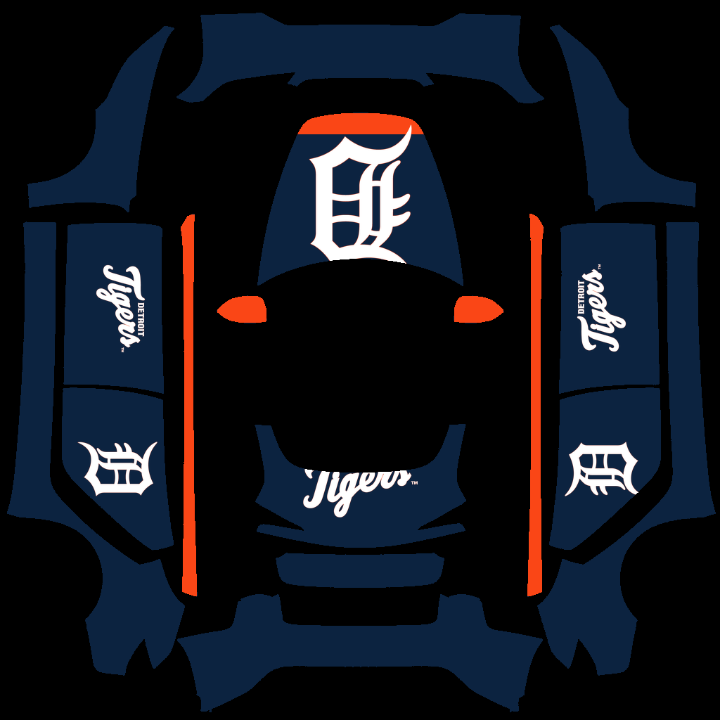 Detroit Tigers Paint Shop wrap
