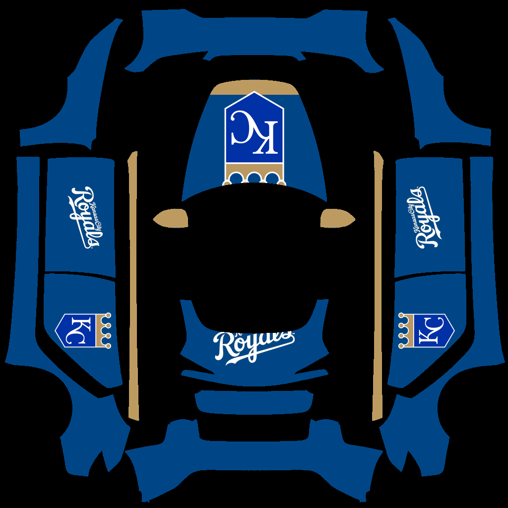 Kansas City Royals Paint Shop wrap