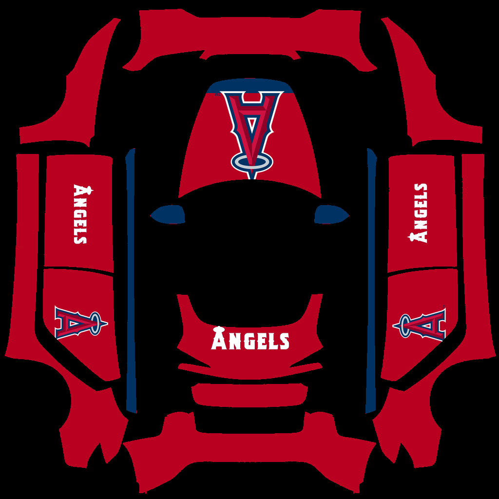 Los Angeles Angels Paint Shop wrap