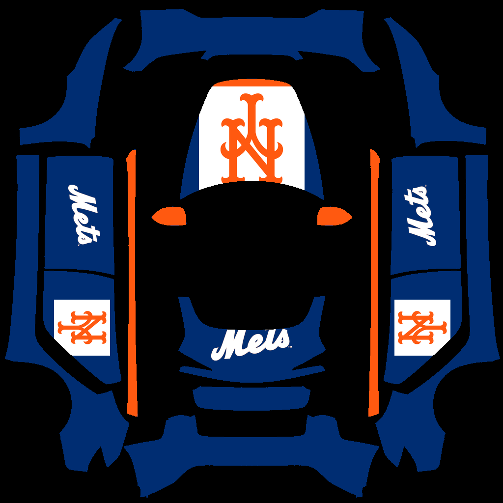 New York Mets Paint Shop wrap