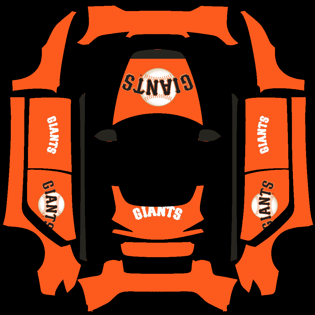 San Francisco Giants Paint Shop wrap