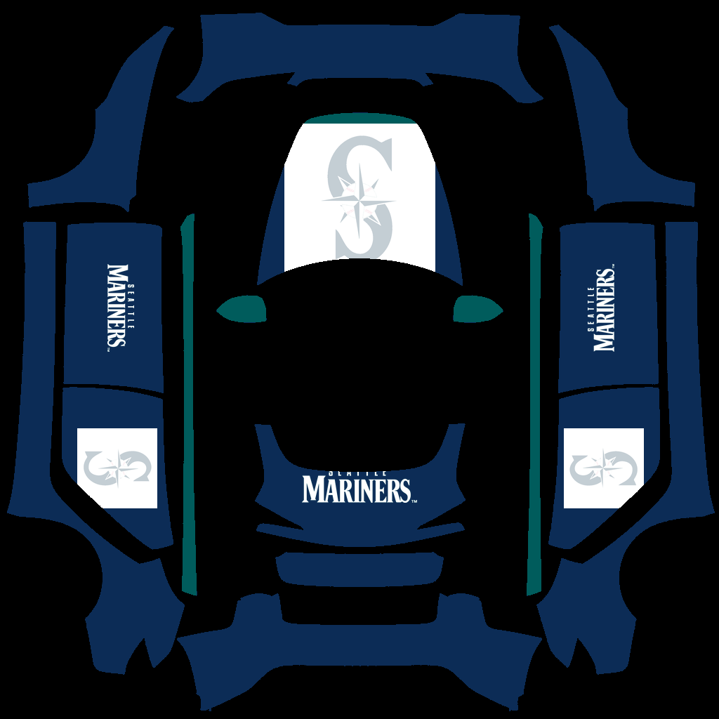 Seattle Mariners Paint Shop wrap