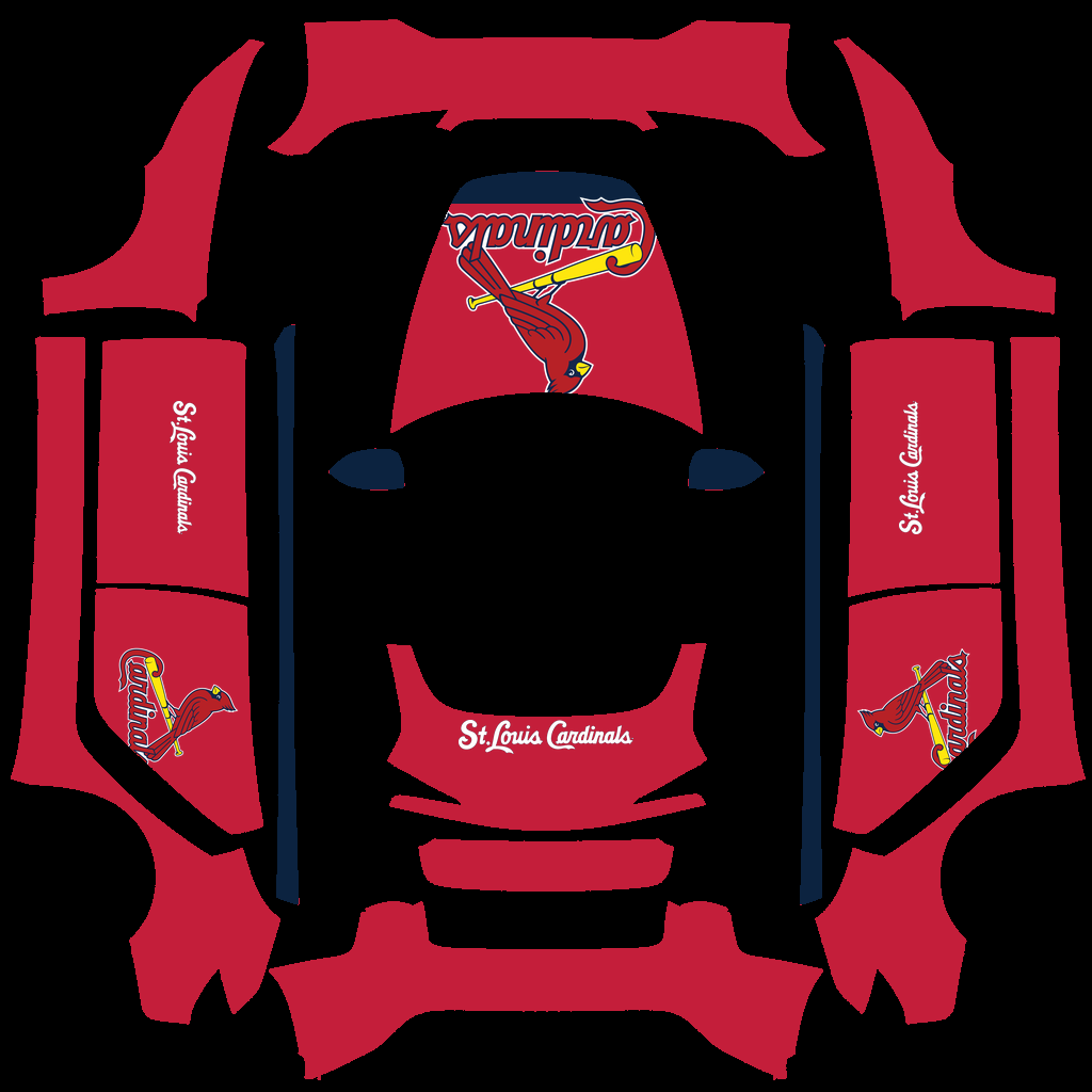 St. Louis Cardinals Paint Shop wrap