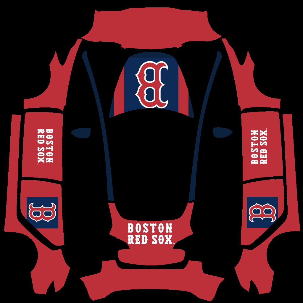 Boston Red Sox Paint Shop wrap